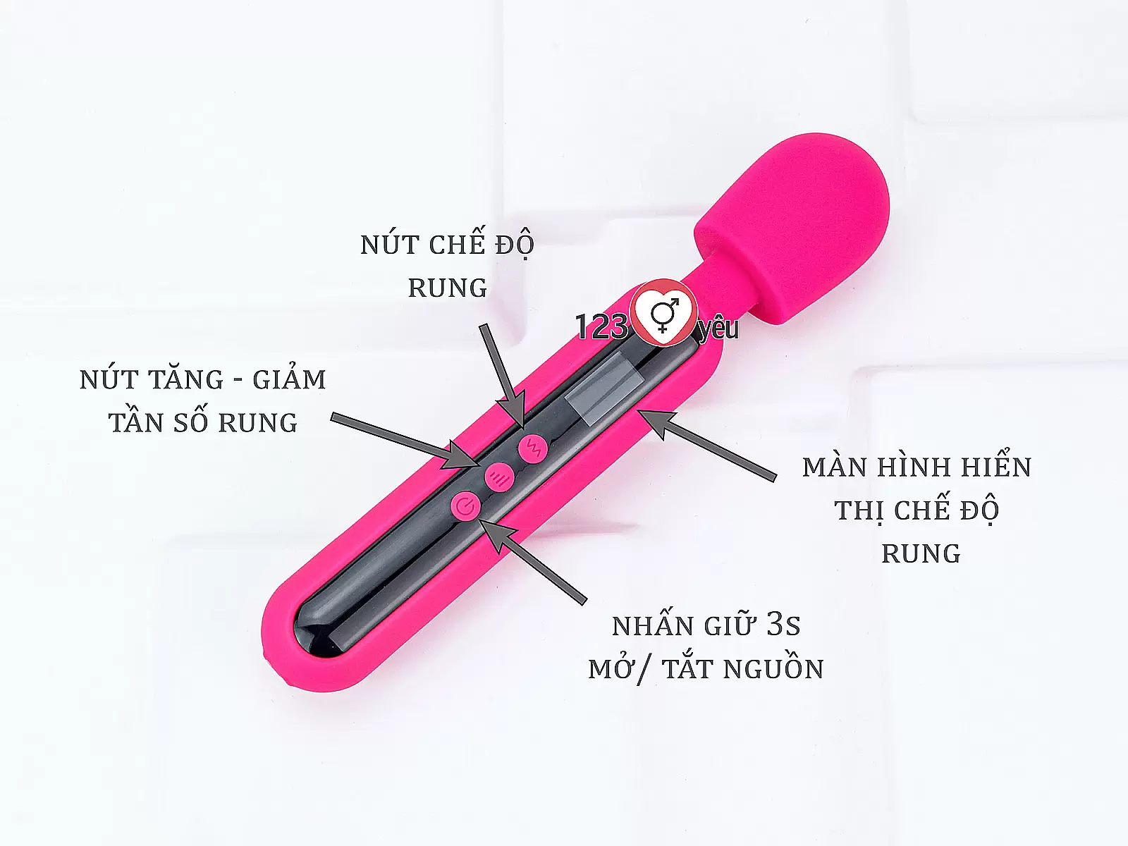 Máy massage điểm G với 10 tần số rung kích thích