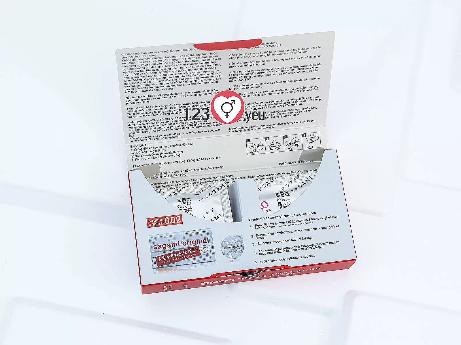 Bao cao su có gai Sagami Xtreme Feel Long 10 bao