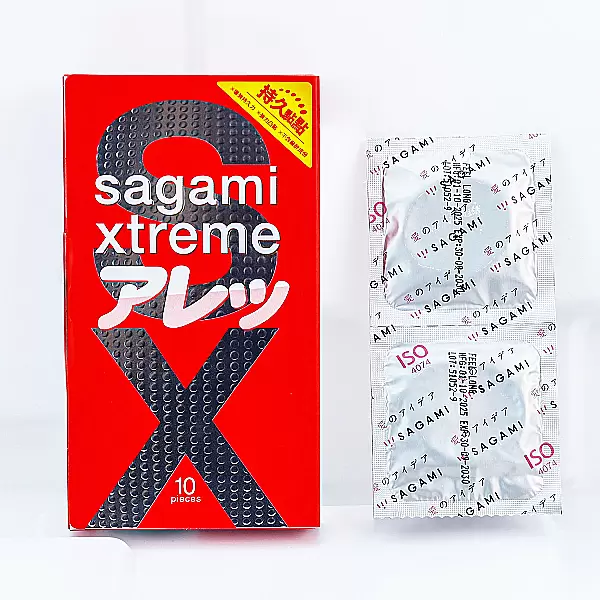 Bao cao su có gai Sagami Xtreme Feel Long 10 bao