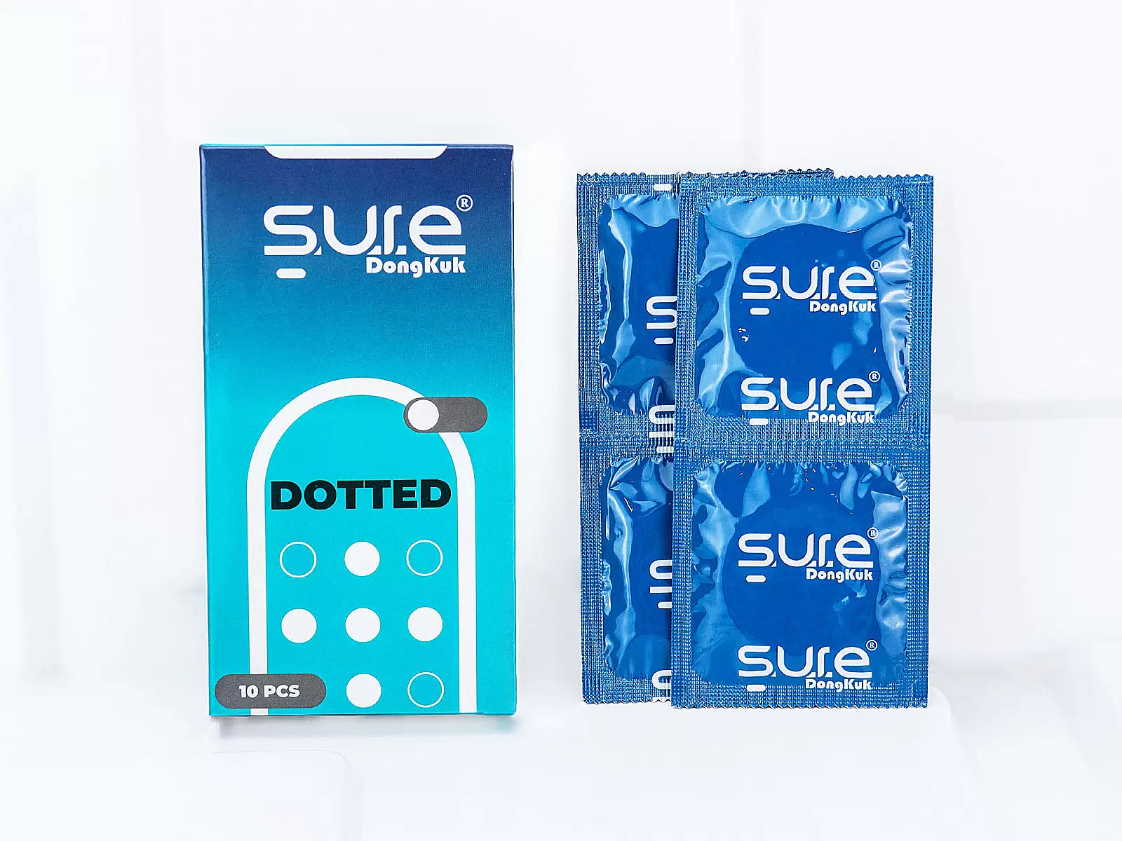 Bao cao su Sure DongKuk Dotted 10 bao – gai nổi tiết kiệm
