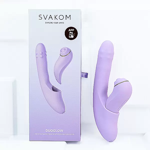 Máy massage điểm G Svakom Duoglow đa năng điều khiển từ xa qua App