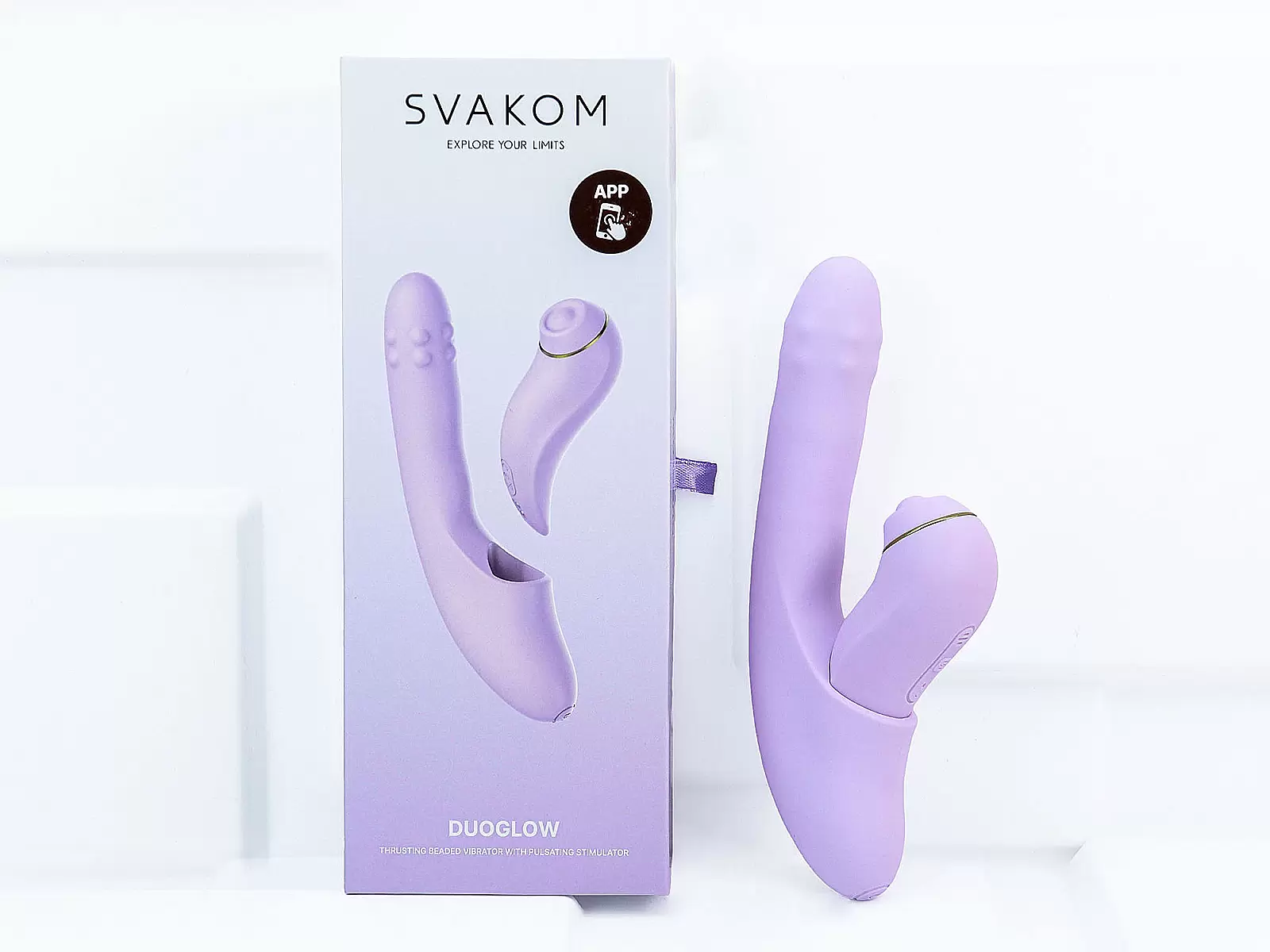 Máy massage điểm G Svakom Duoglow đa năng điều khiển từ xa qua App