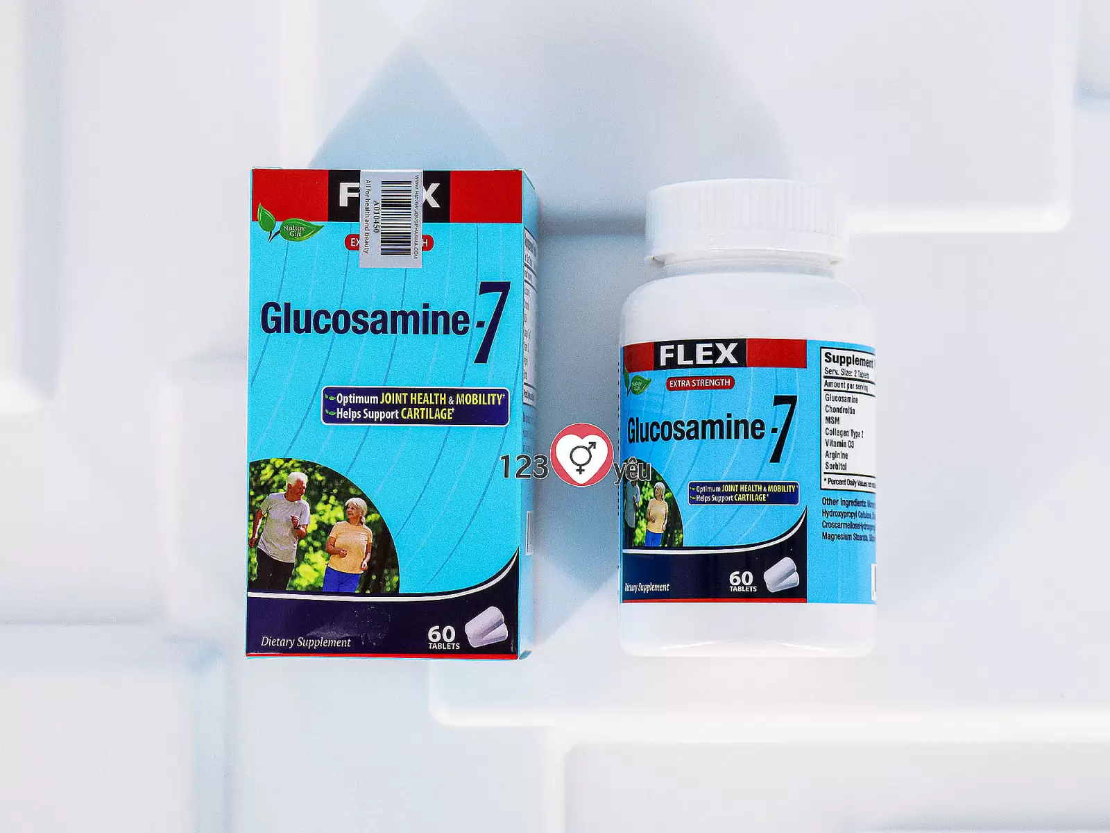 Thực phẩm bảo vệ sức khỏe FLEX Glucosamine-7 Extra Strength hổ trợ xương khớp