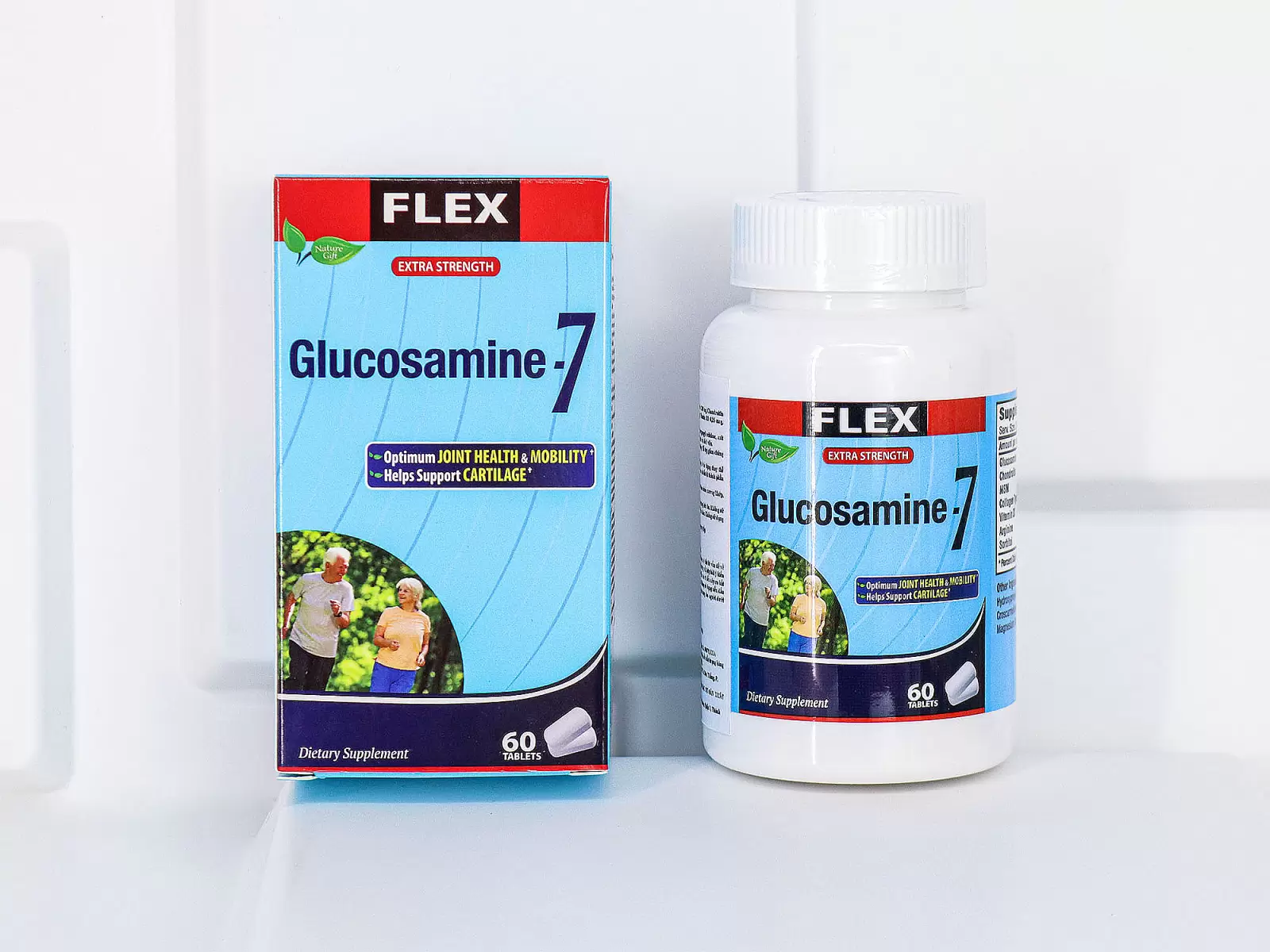 Thực phẩm bảo vệ sức khỏe FLEX Glucosamine-7 Extra Strength hổ trợ xương khớp