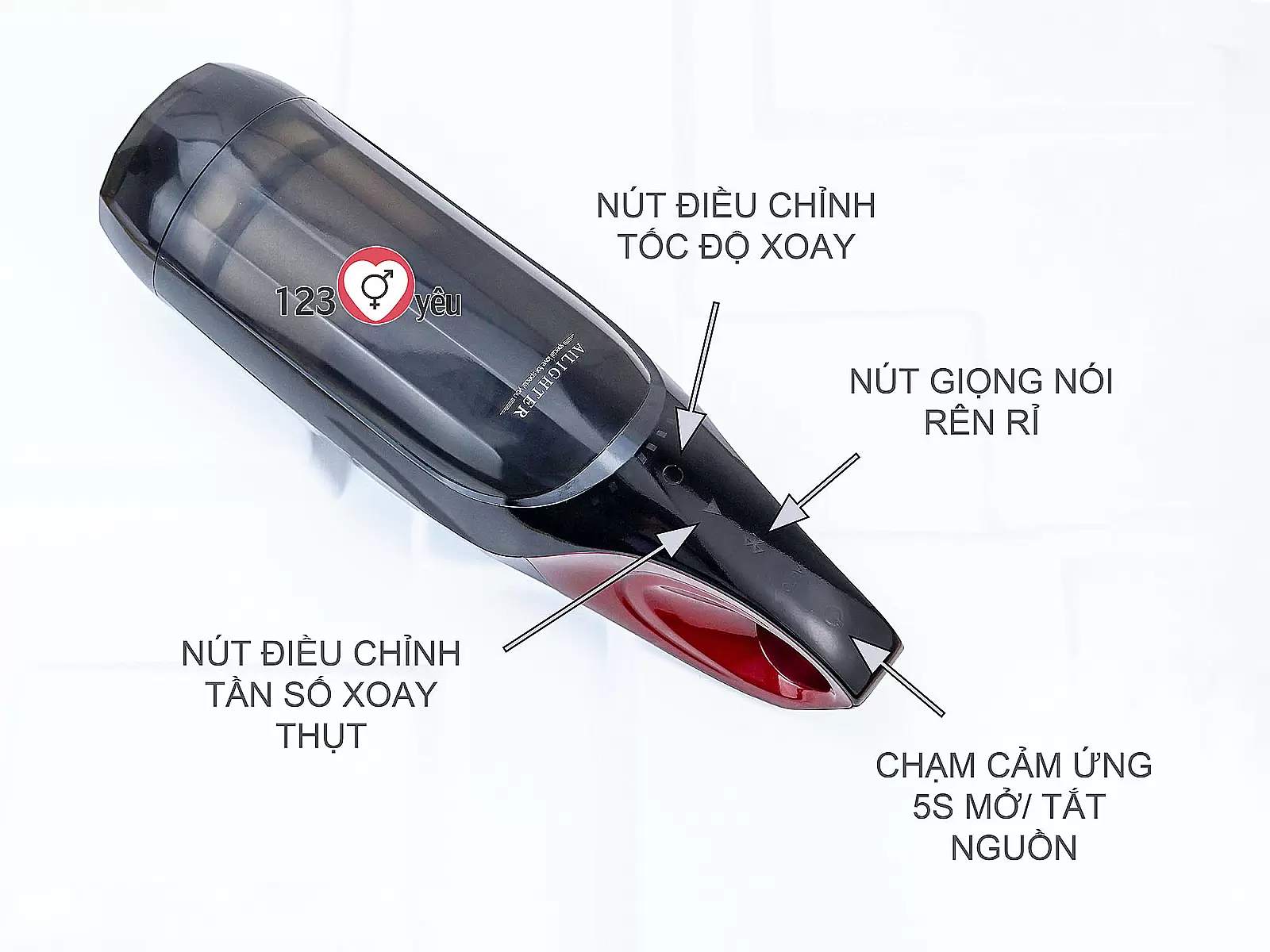 Âm đạo giả tự động The King Ailighter rung, xoay, thụt