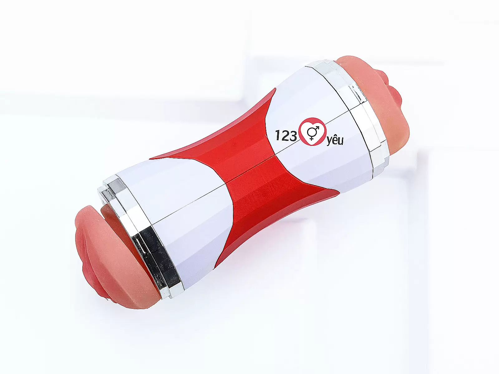 Âm đạo giả 2 đầu Double Head miệng và âm đạo không rung