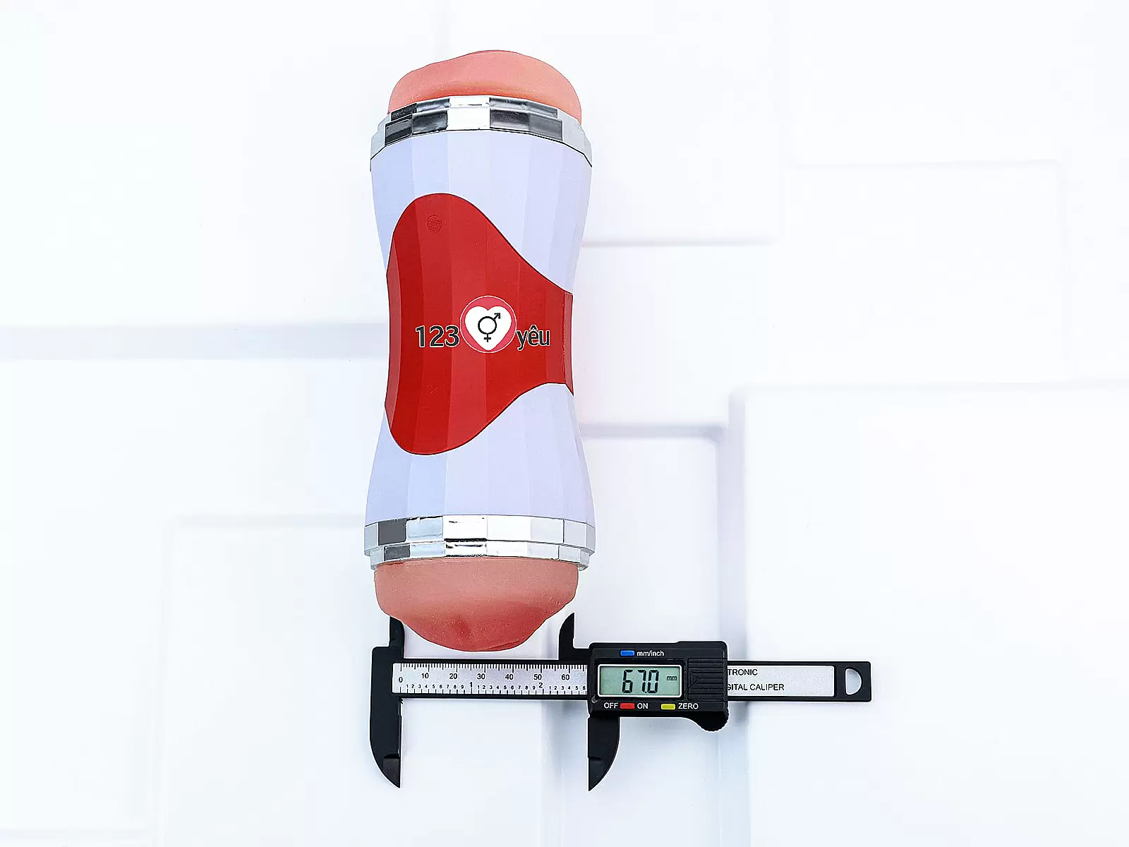 Âm đạo giả 2 đầu Double Head miệng và âm đạo không rung