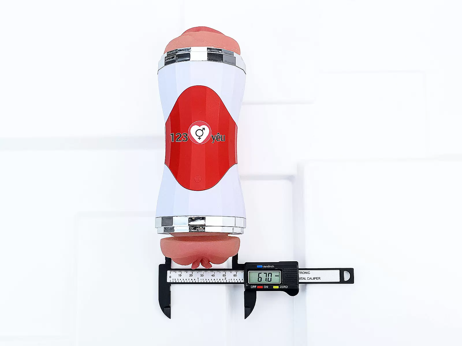 Âm đạo giả 2 đầu Double Head miệng và âm đạo không rung