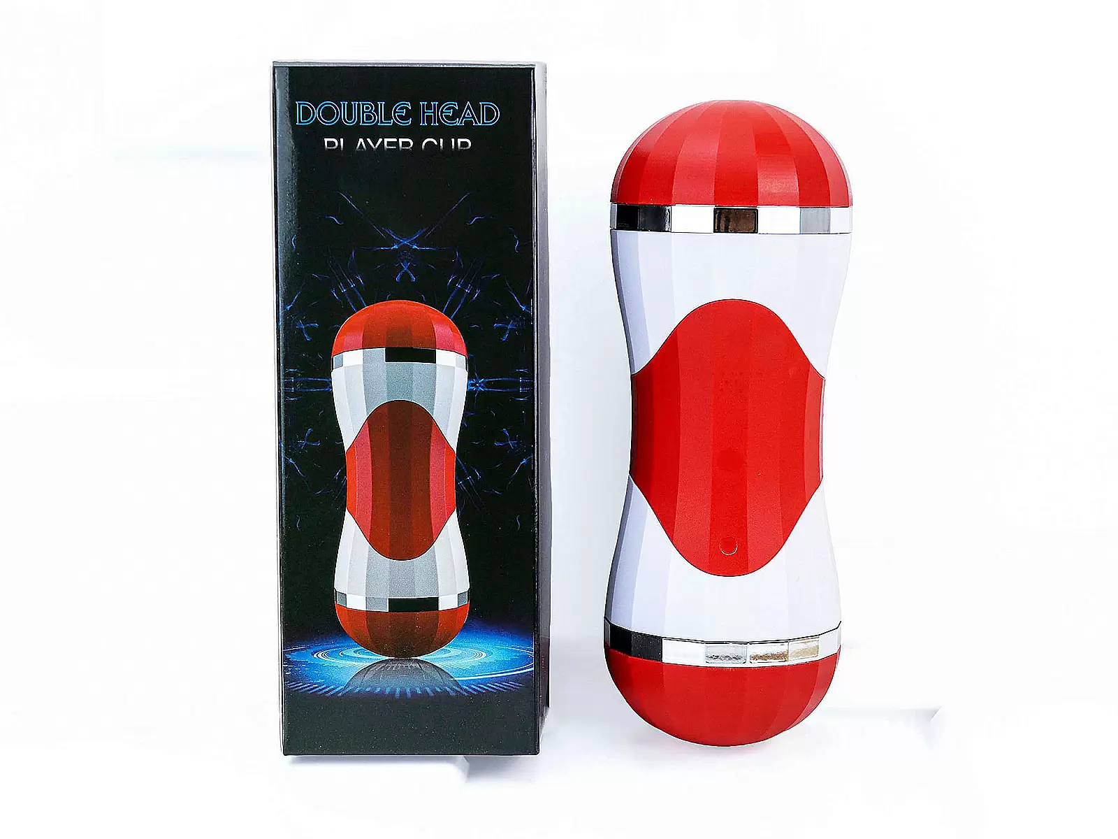 Âm đạo giả 2 đầu Double Head miệng và âm đạo không rung