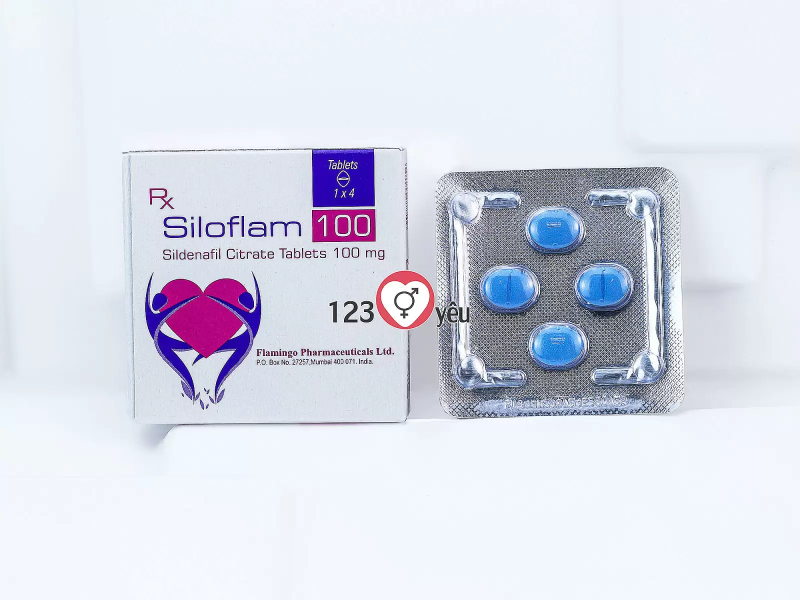 Thuốc cải thiện sinh lý Siloflam 100mg