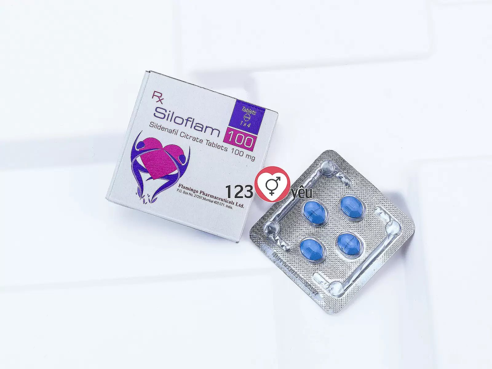Thuốc cải thiện sinh lý Siloflam 100mg