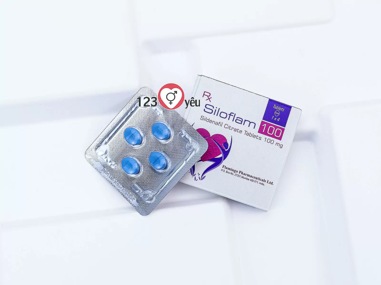 Thuốc cải thiện sinh lý Siloflam 100mg