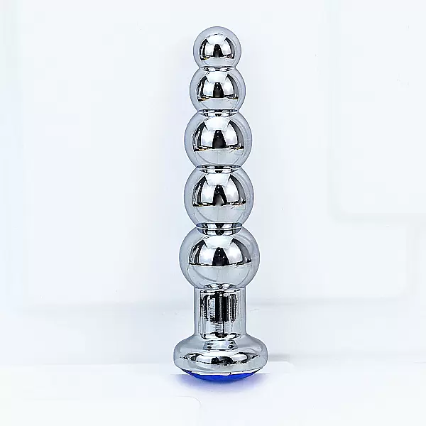 Dụng cụ kích thích hậu môn Inox chân dế pha lê