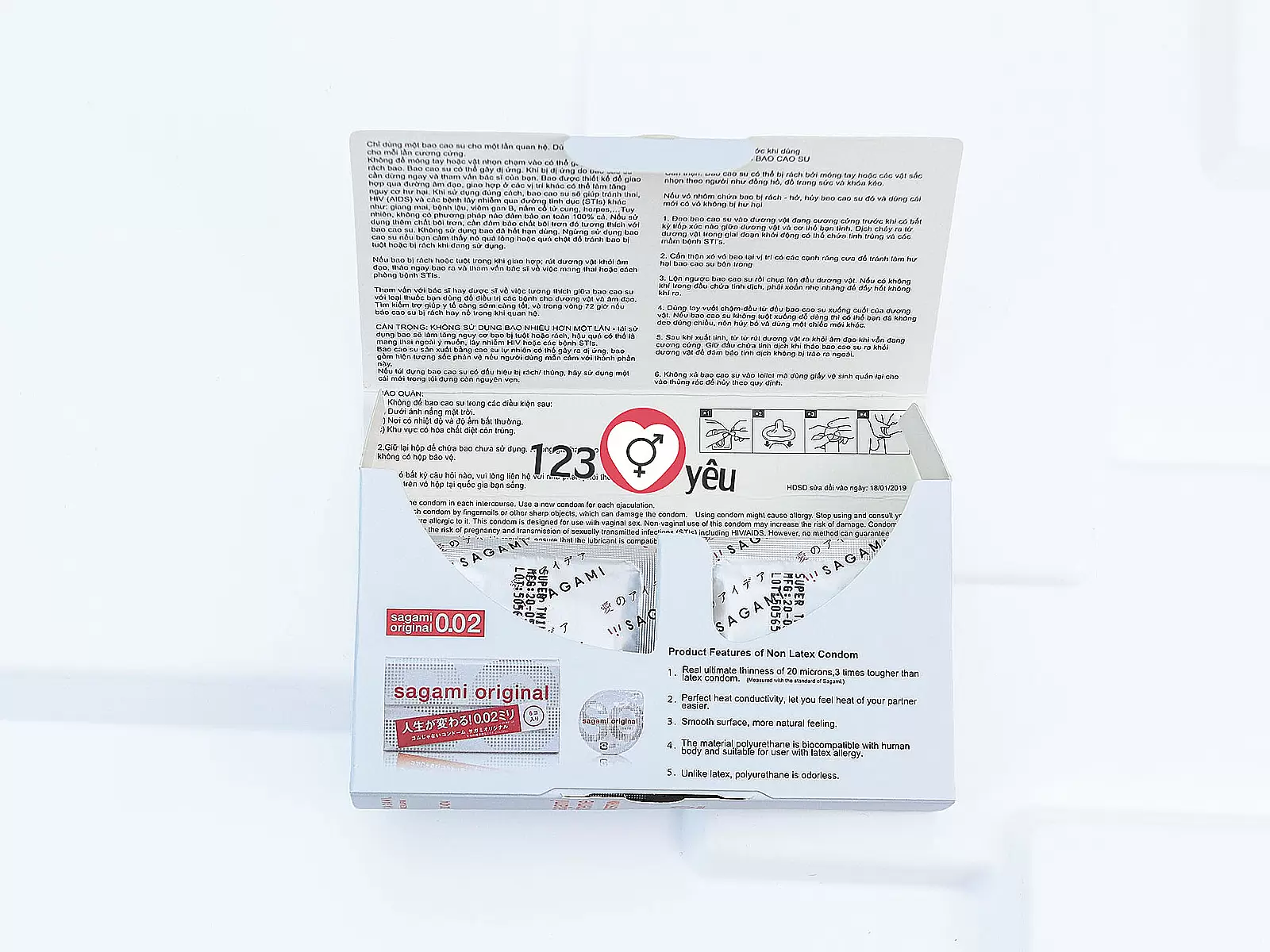 Bao cao su Sagami Xtreme hộp 10 chiếc