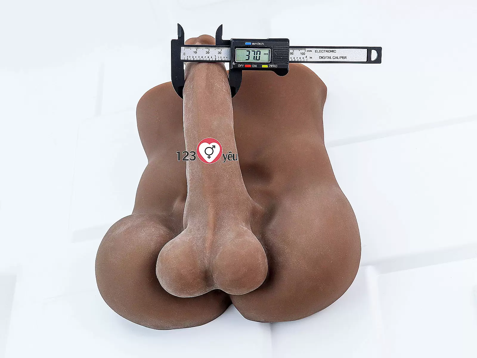 Búp bê bán thân nam màu nâu silicon mềm mại mạnh mẽ