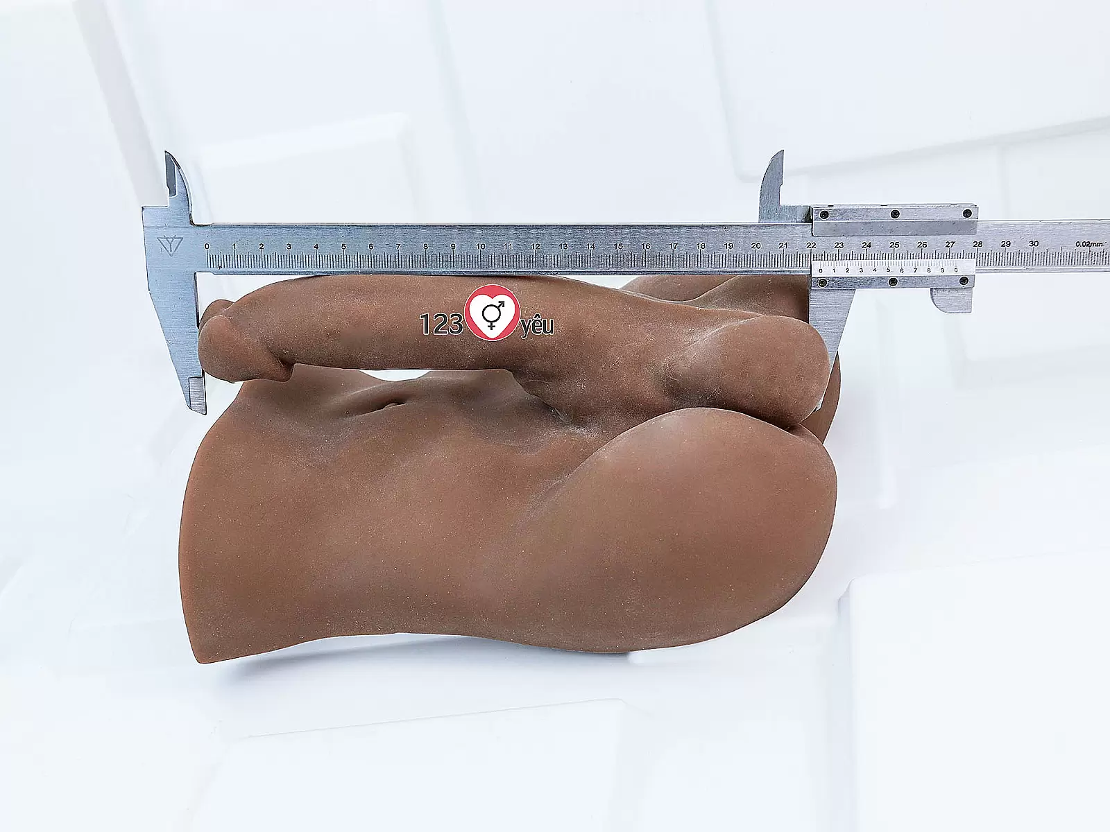 Búp bê bán thân nam màu nâu silicon mềm mại mạnh mẽ