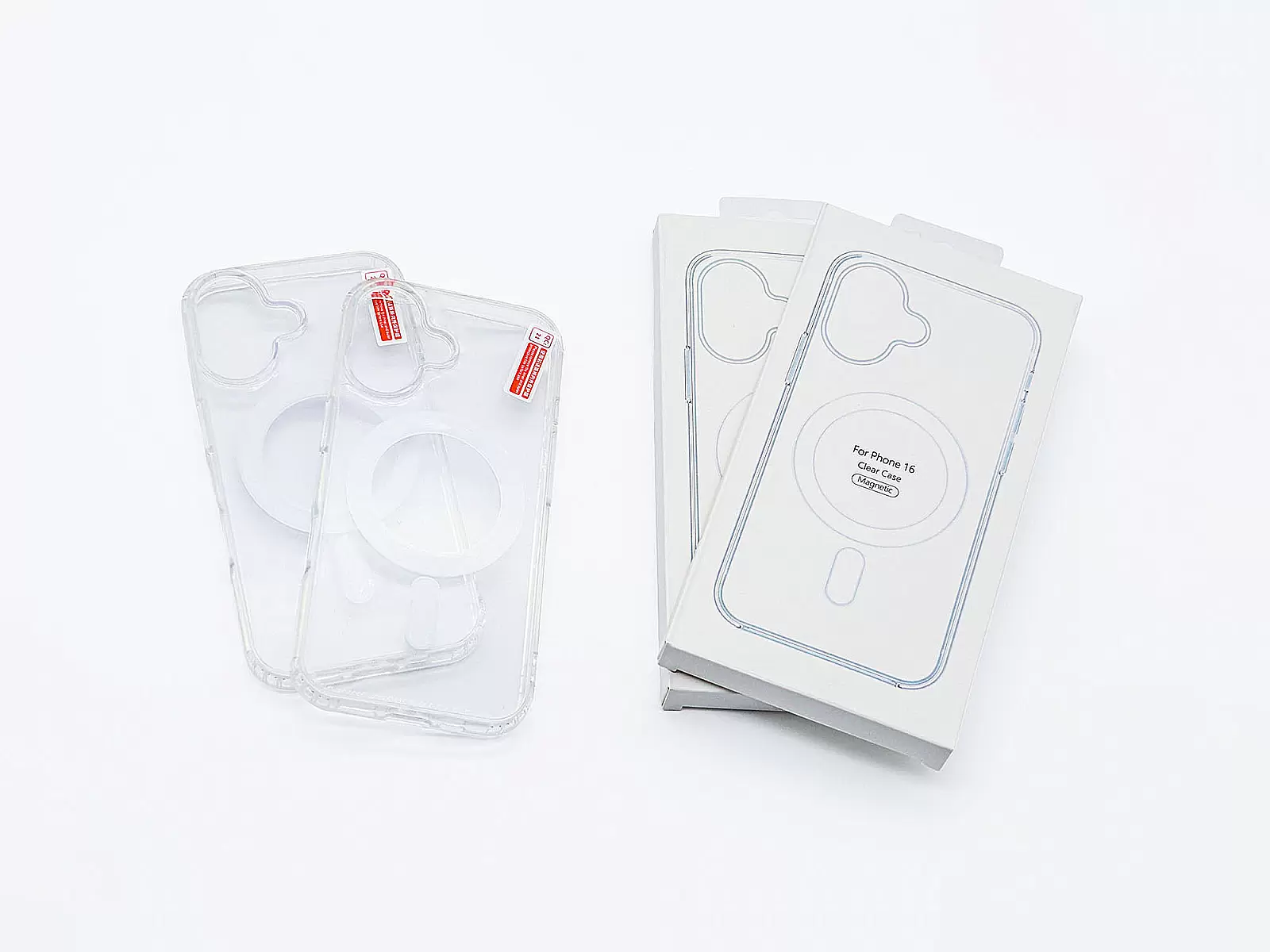 Ốp lưng Clear Case MagSafe iPhone 16 – trong suốt chống sốc