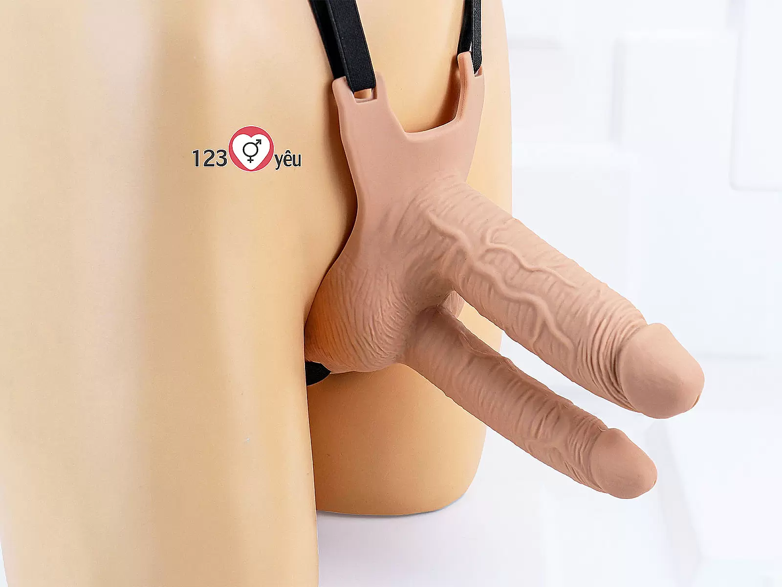 Dương vật giả có dây đeo Long Love 2 đầu kích thích