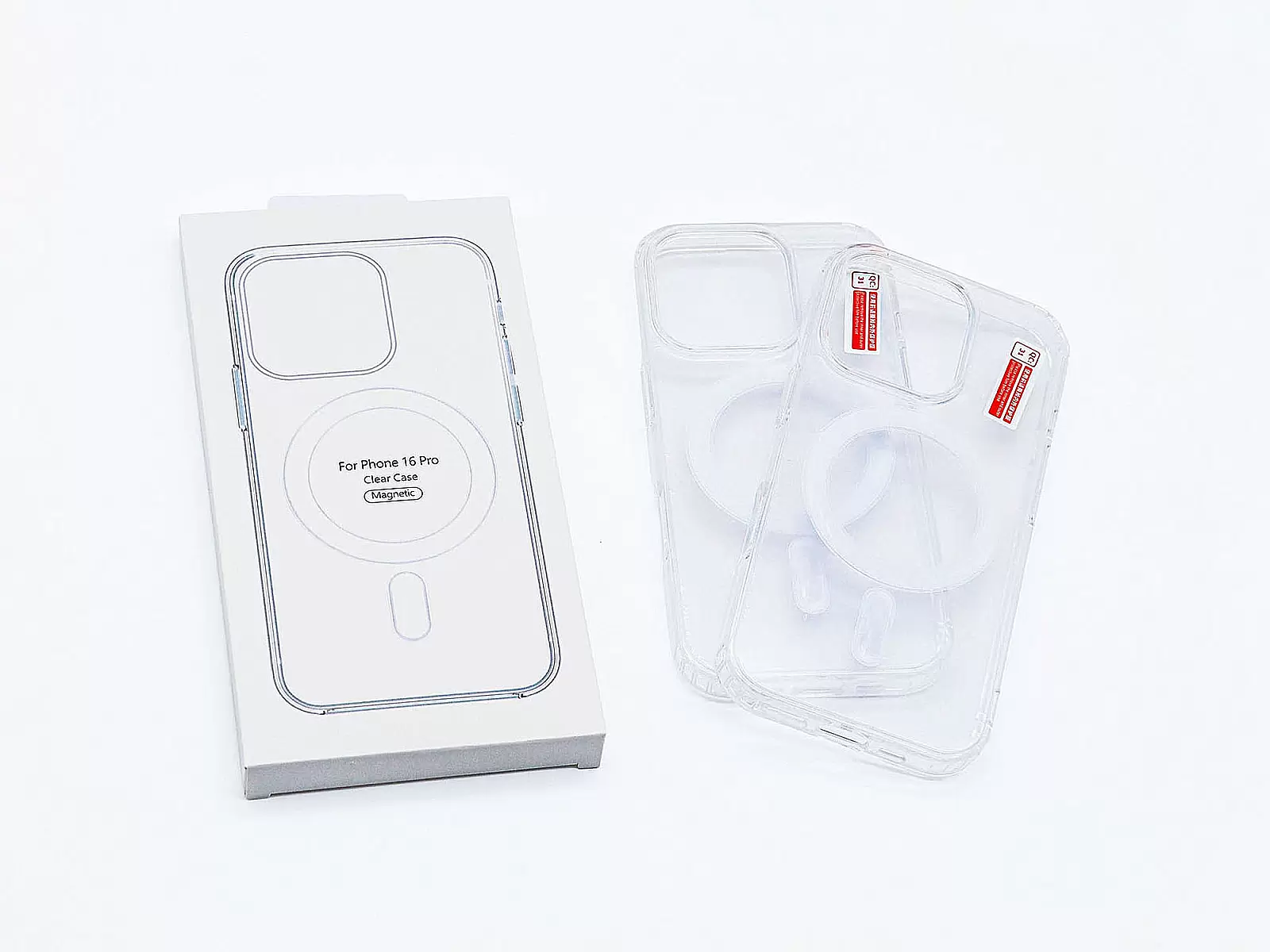 Ốp lưng Clear Case MagSafe iPhone 16 Pro – trong suốt