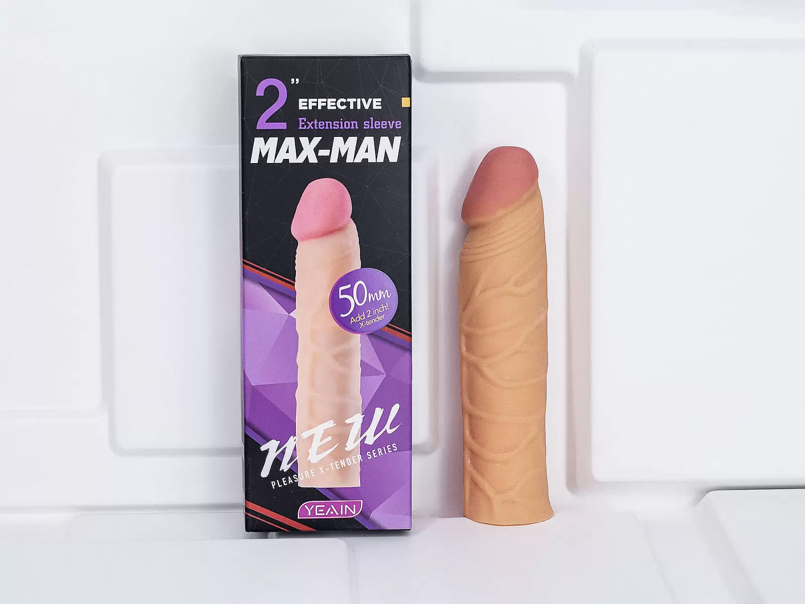 Bao cao su đôn dên Max Man gân nỗi đôn 5cm