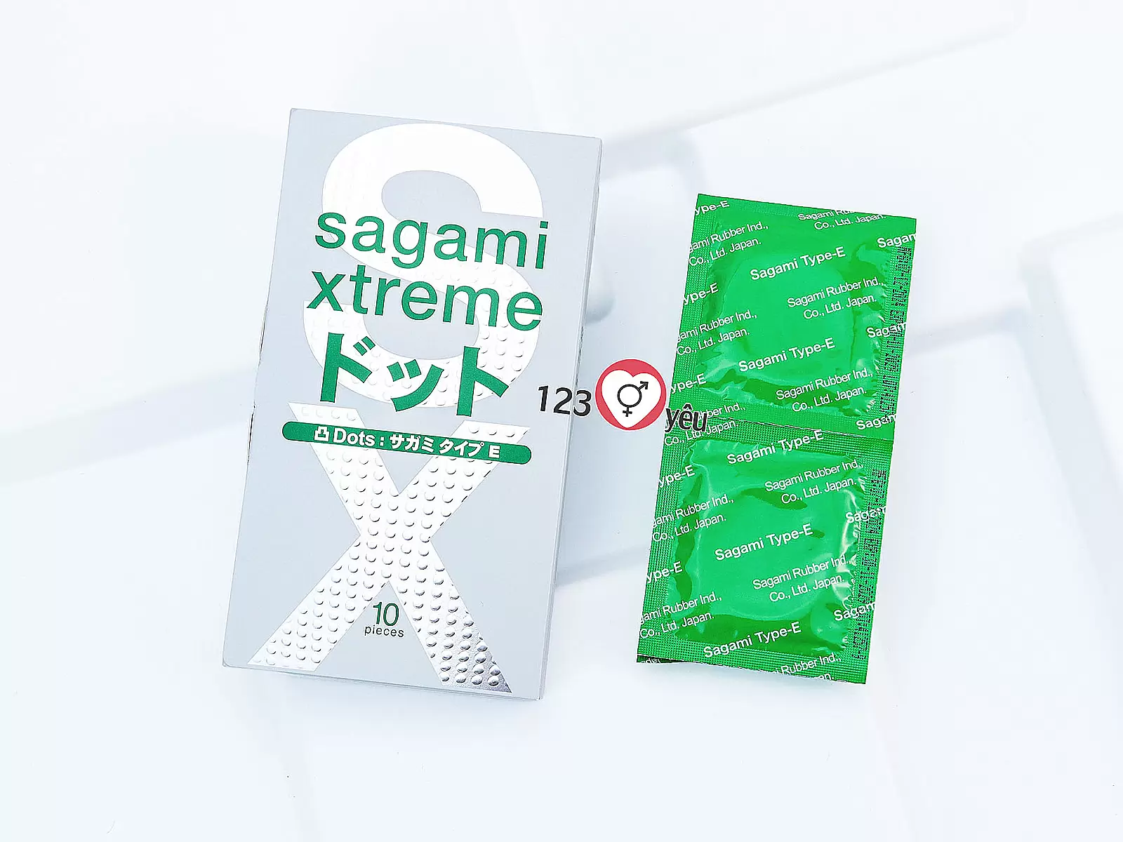 Bao cao su Sagami Xtreme White hàng Nhật