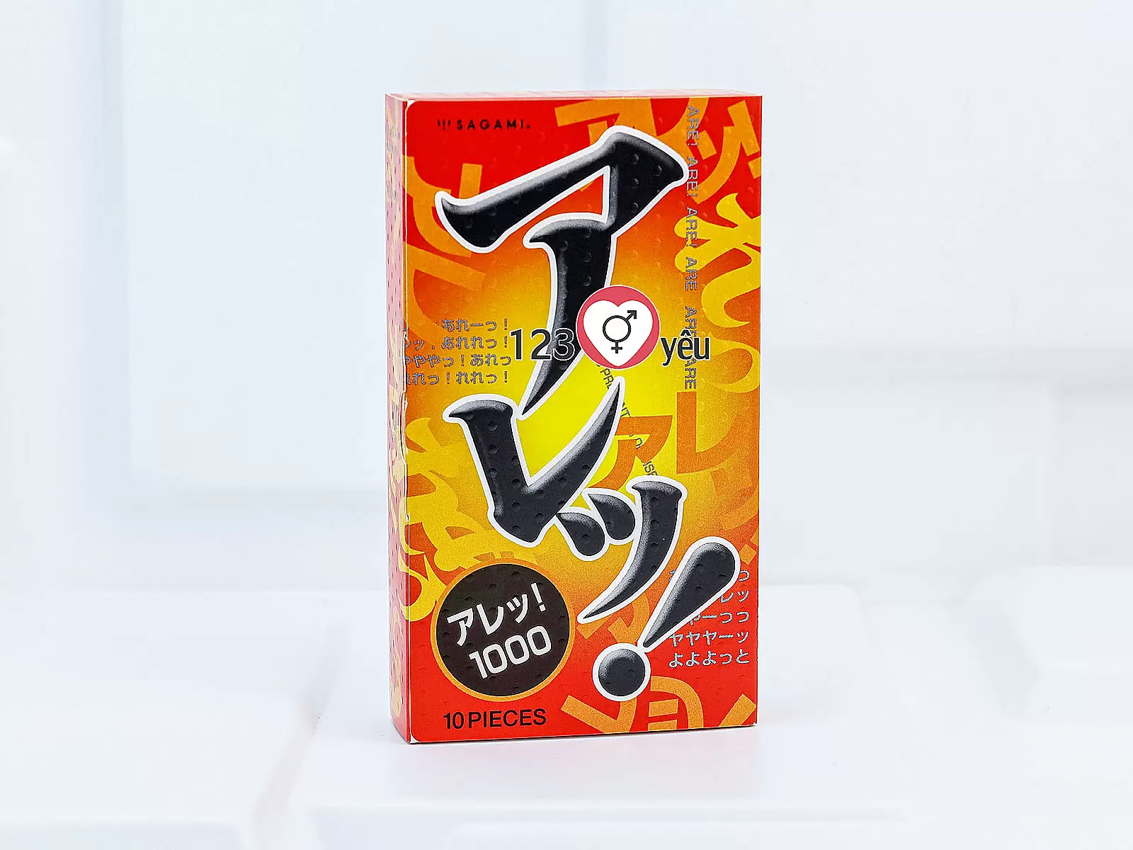 Hộp 10 bao cao su có gai Nhật Bản Sagami Xtreme ARE Siêu Mỏng