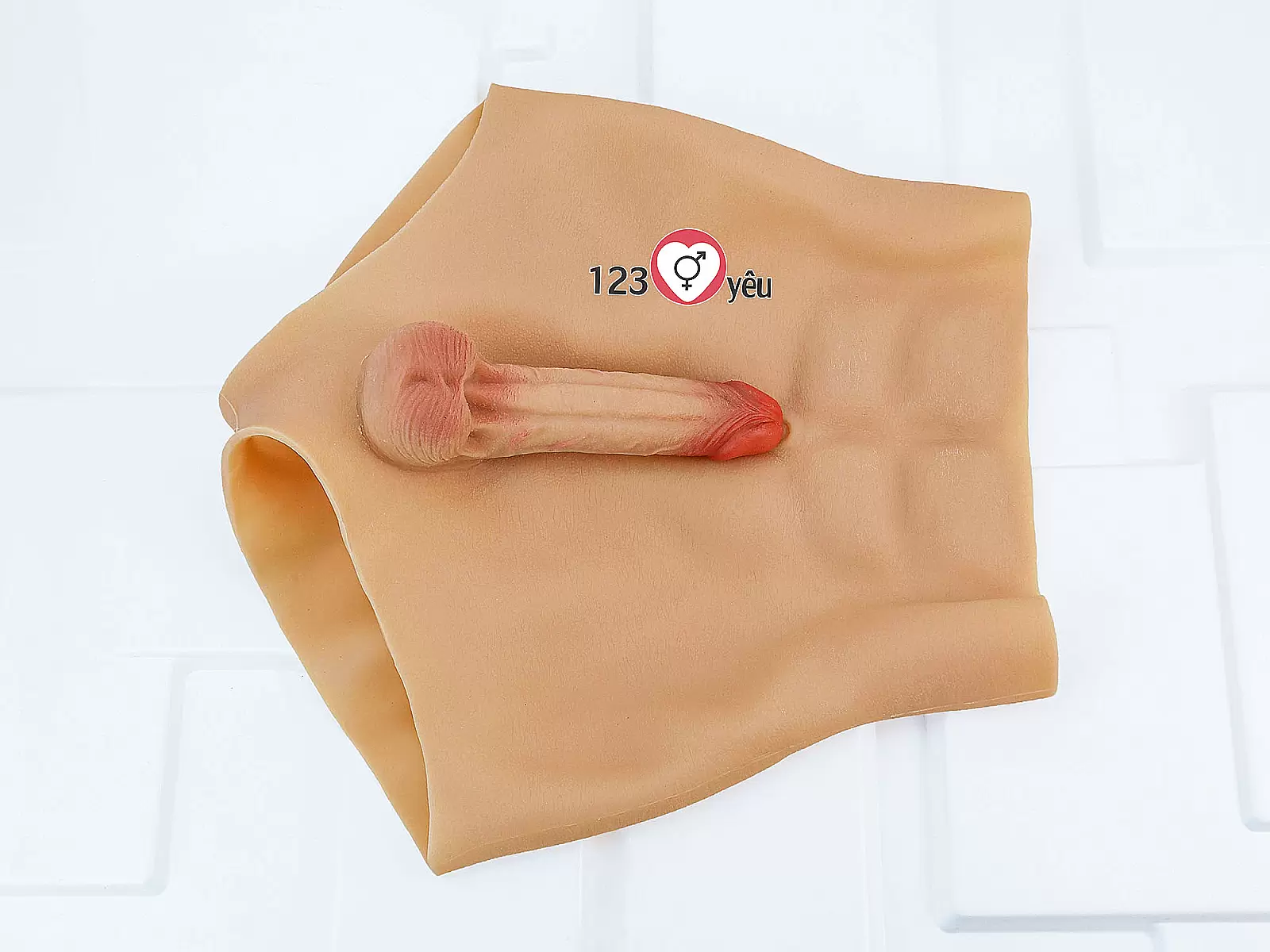 Quần dương vật giả size to đặc ruột siêu mềm có múi