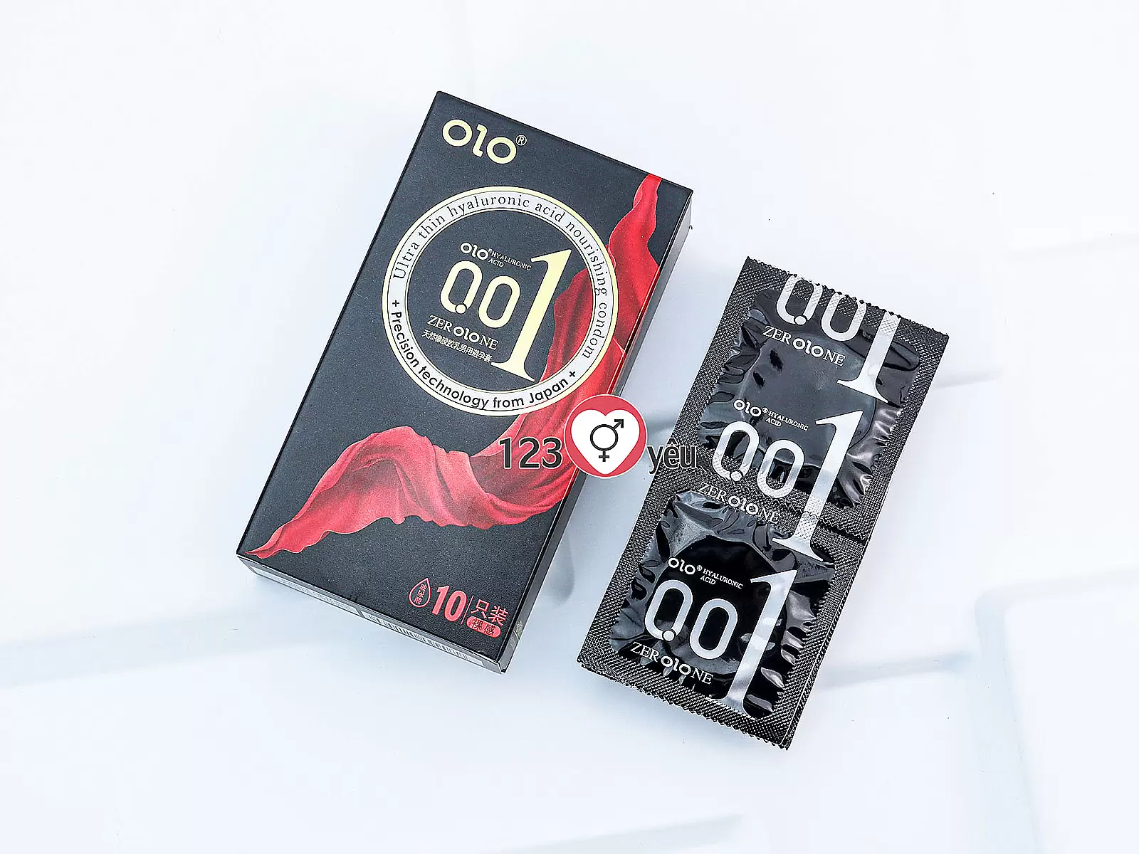 Bao cao su OLO Thin 001 Square Black