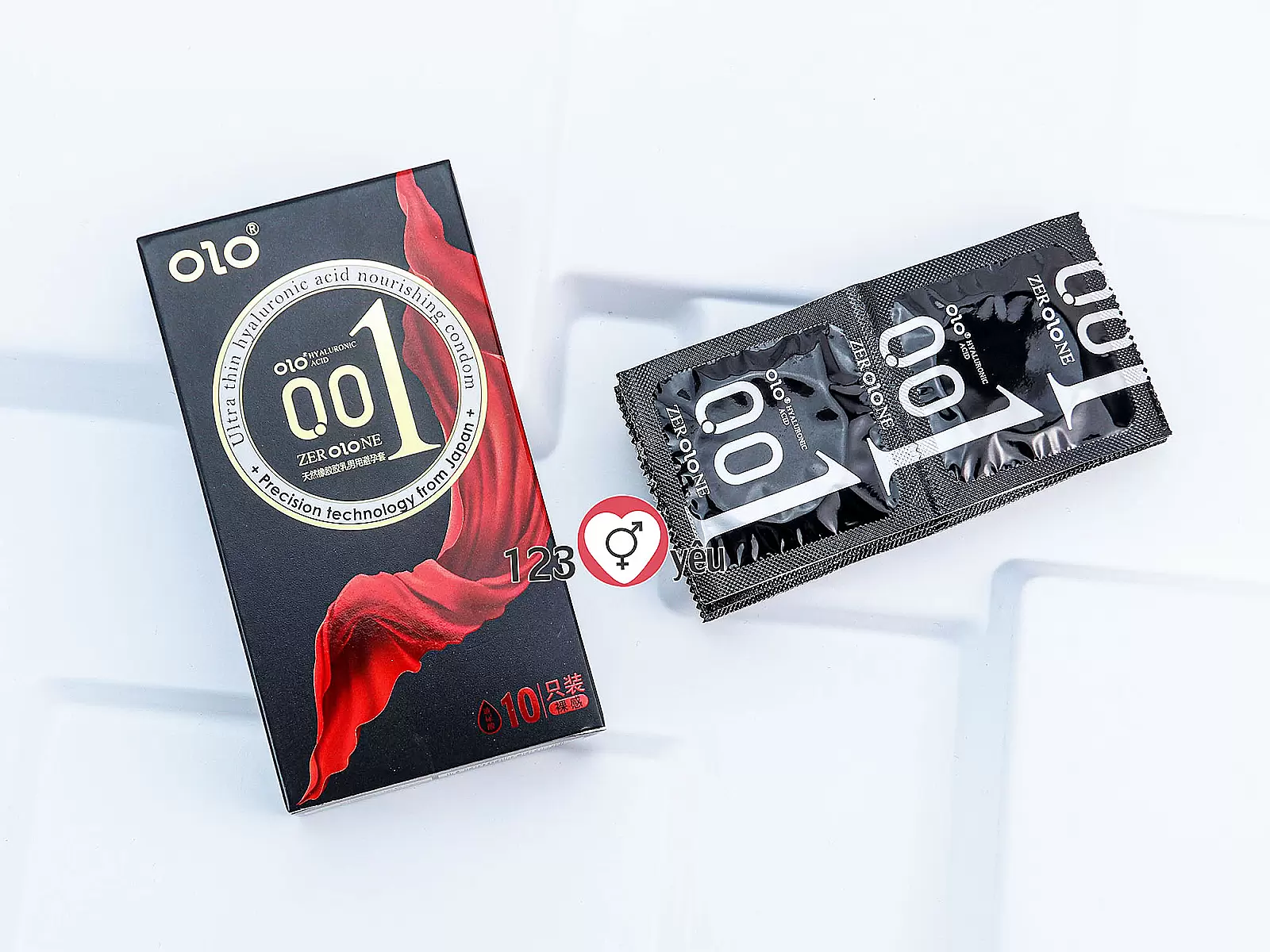 Bao cao su OLO Thin 001 Square Black