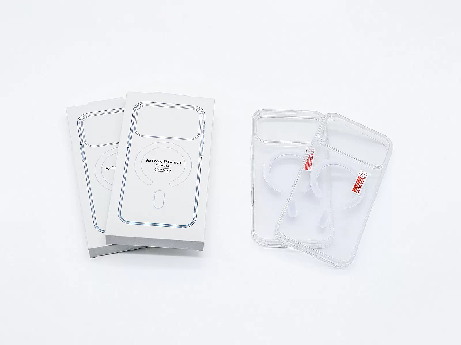 Ốp lưng Clear Case MagSafe iPhone 17 Pro Max – trong suốt