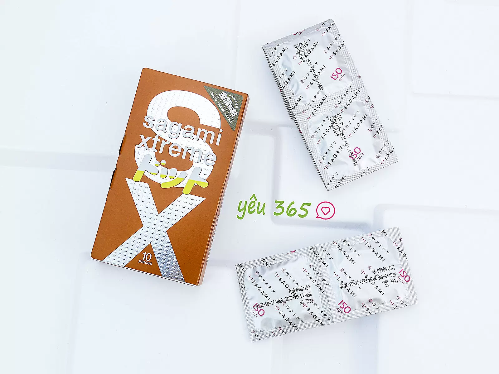 Bao cao su có gai Sagami Xtreme Feel Up 10 bao