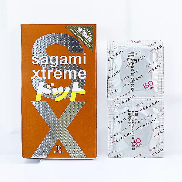 Bao cao su có gai Sagami Xtreme Feel Up 10 bao