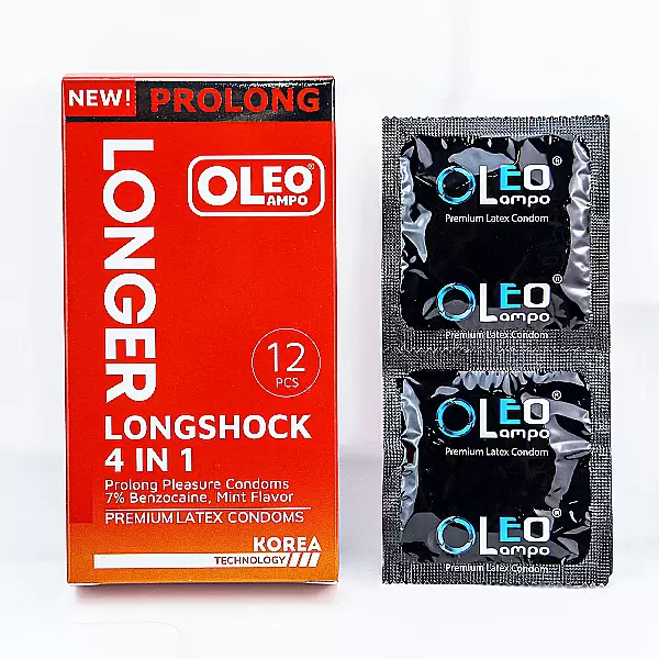 Bao cao su Oleo Longer hộp 12 cái