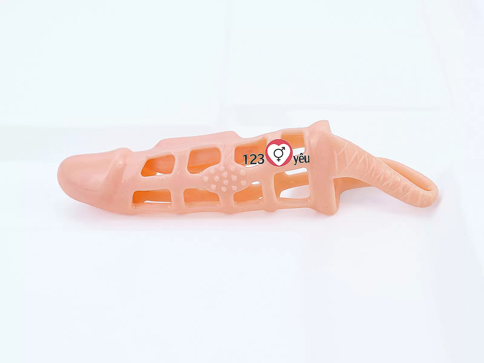 Bao cao su donzen lưới Pretty Love có quai đeo thân rung