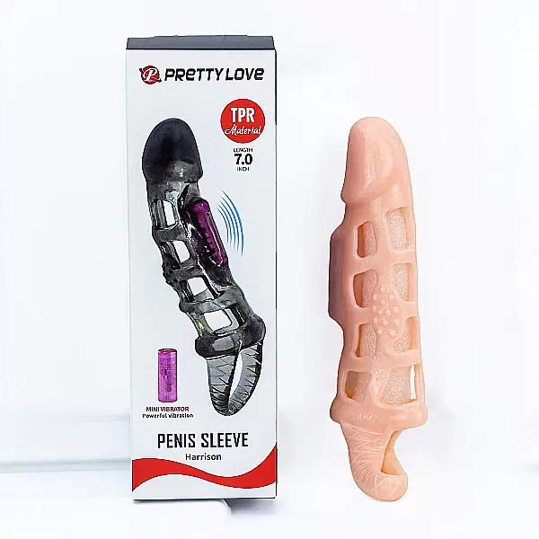 Bao cao su donzen lưới Pretty Love có quai đeo thân rung