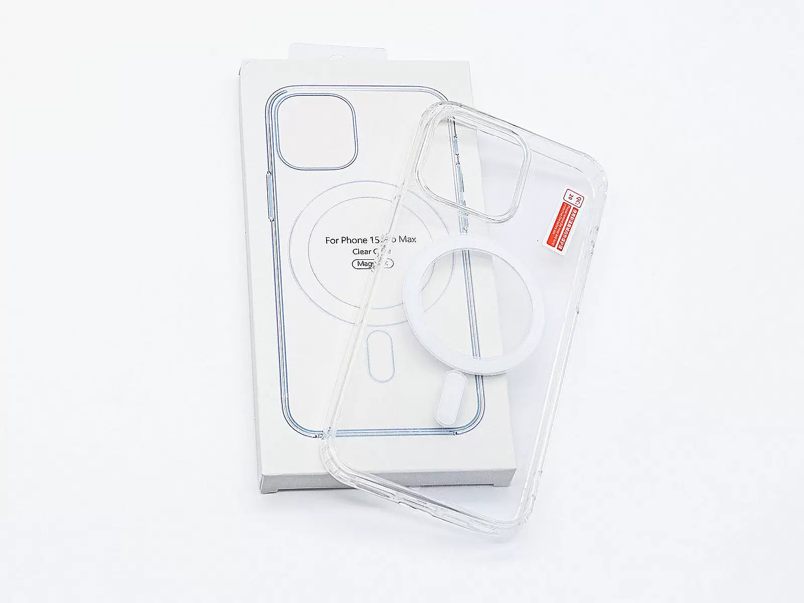 Ốp lưng Clear Case MagSafe iPhone 15 Pro – trong suốt