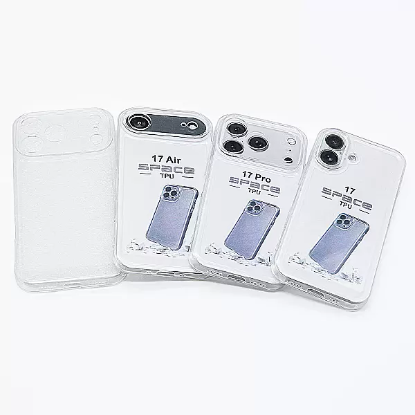 Ốp lưng TPU Space trong suốt dành cho iPhone 17 Pro Max