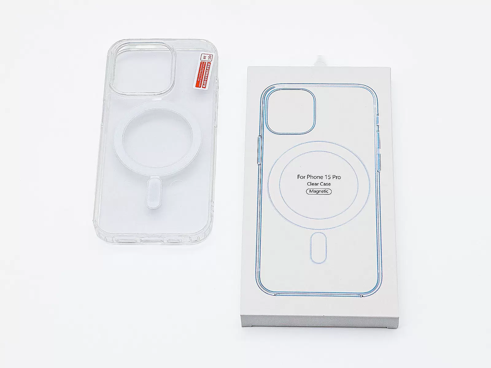 Ốp lưng Clear Case Magnetic trong suốt dành cho iPhone 15 Pro