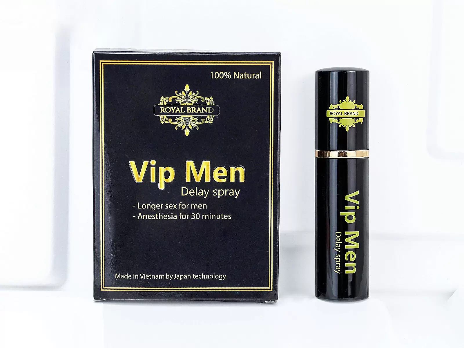 Chai xịt hỗ trợ kéo dài thời gian quan hệ Vip Men Delay Spray