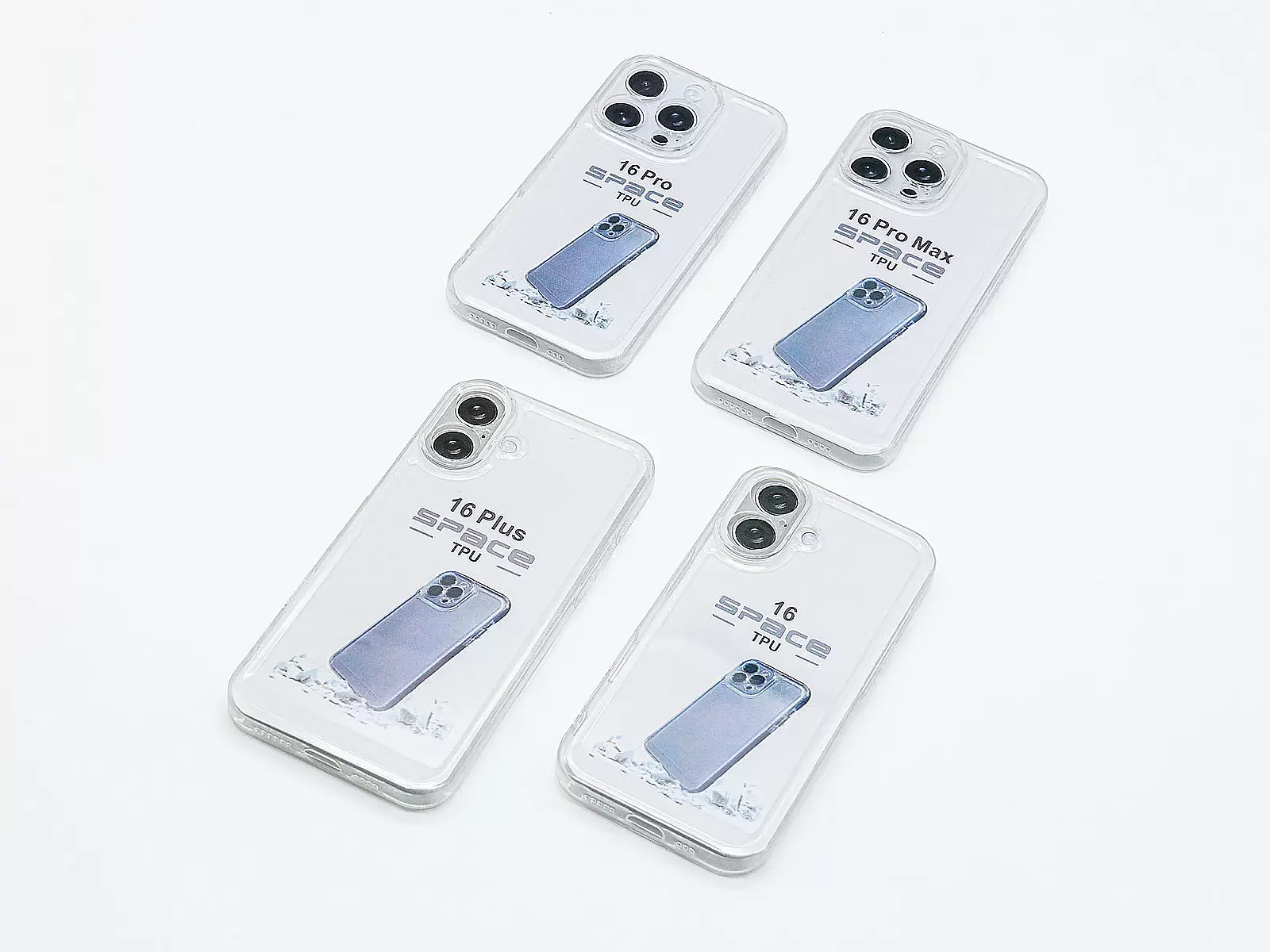 Ốp lưng TPU Space trong suốt cho iPhone 16 Pro