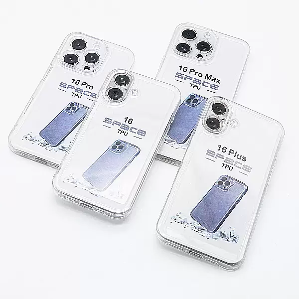 Ốp lưng TPU Space trong suốt cho iPhone 16 Pro