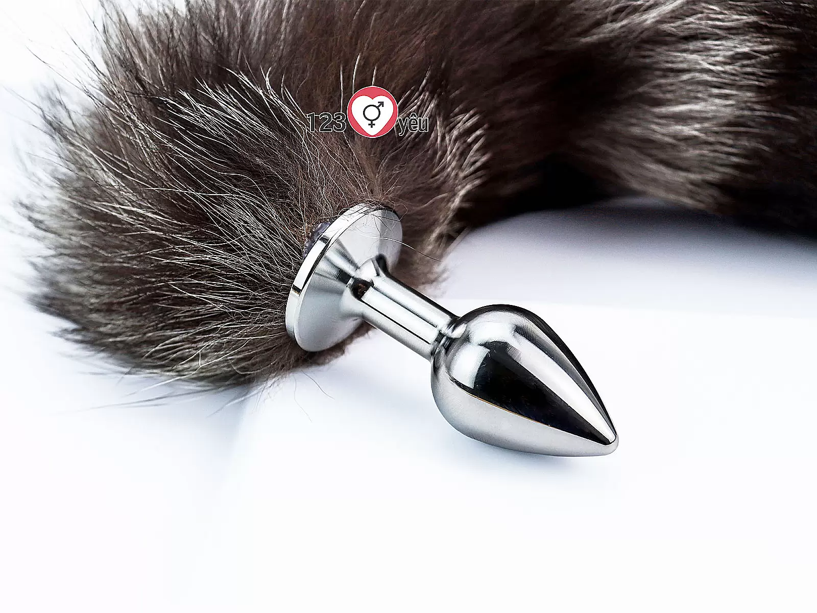 Đồ chơi kích thích hậu môn đuôi sói inox loại đẹp