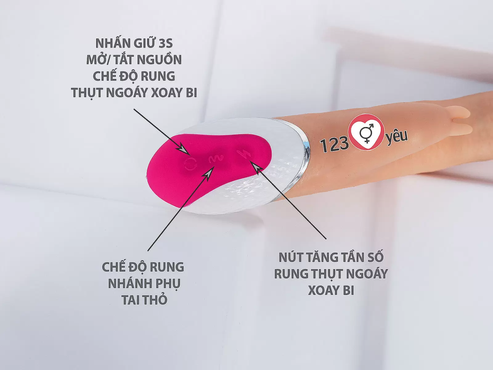 Dương vật giả Indulge Advancer rung thụt ngoáy đa năng