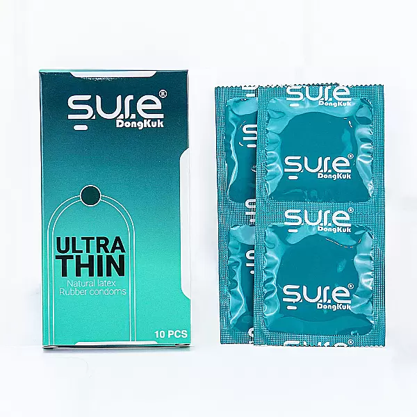 Bao cao su Sure DongKuk Ultra Thin mỏng nhẹ, chân thật