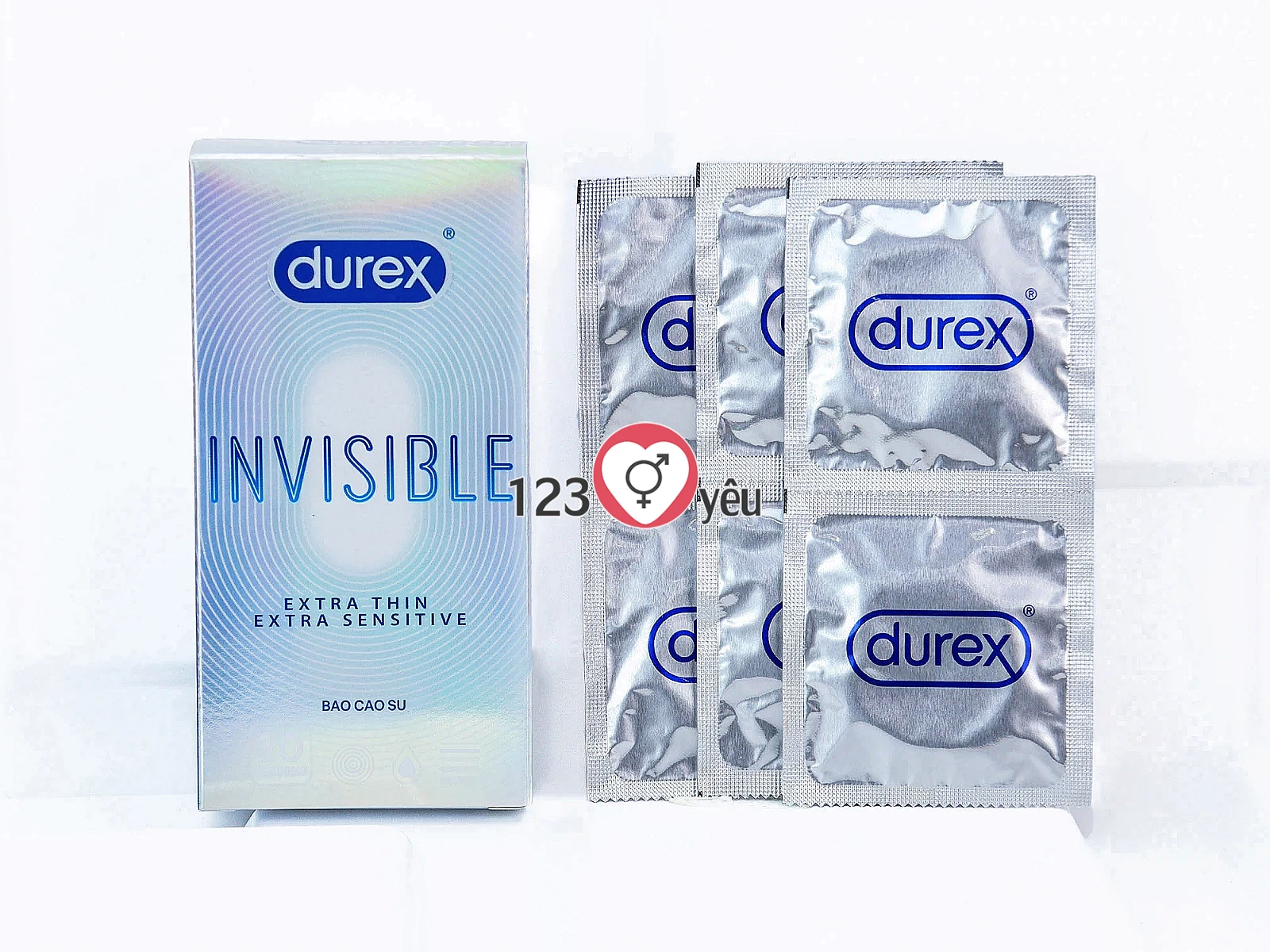 Bao cao su Durex Invisible siêu mỏng cao cấp
