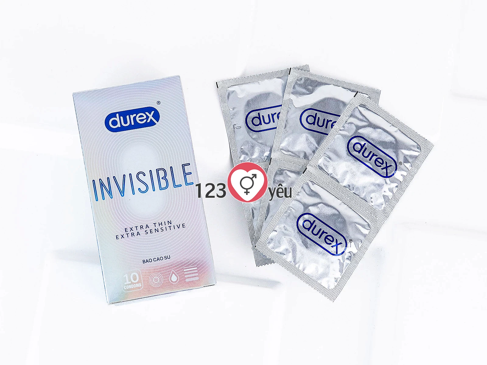 Bao cao su Durex Invisible siêu mỏng cao cấp