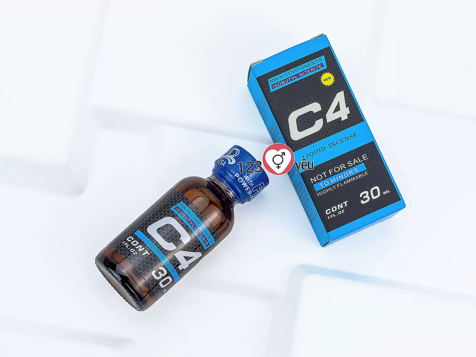 Chai hít C4 Liquid Incensen 30ml kích thích tăng hưng phấn