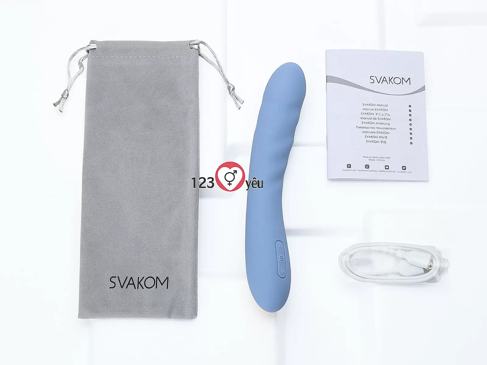 Máy massage Svakom Ava Neo kết nối qua App rung thụt đa chế độ