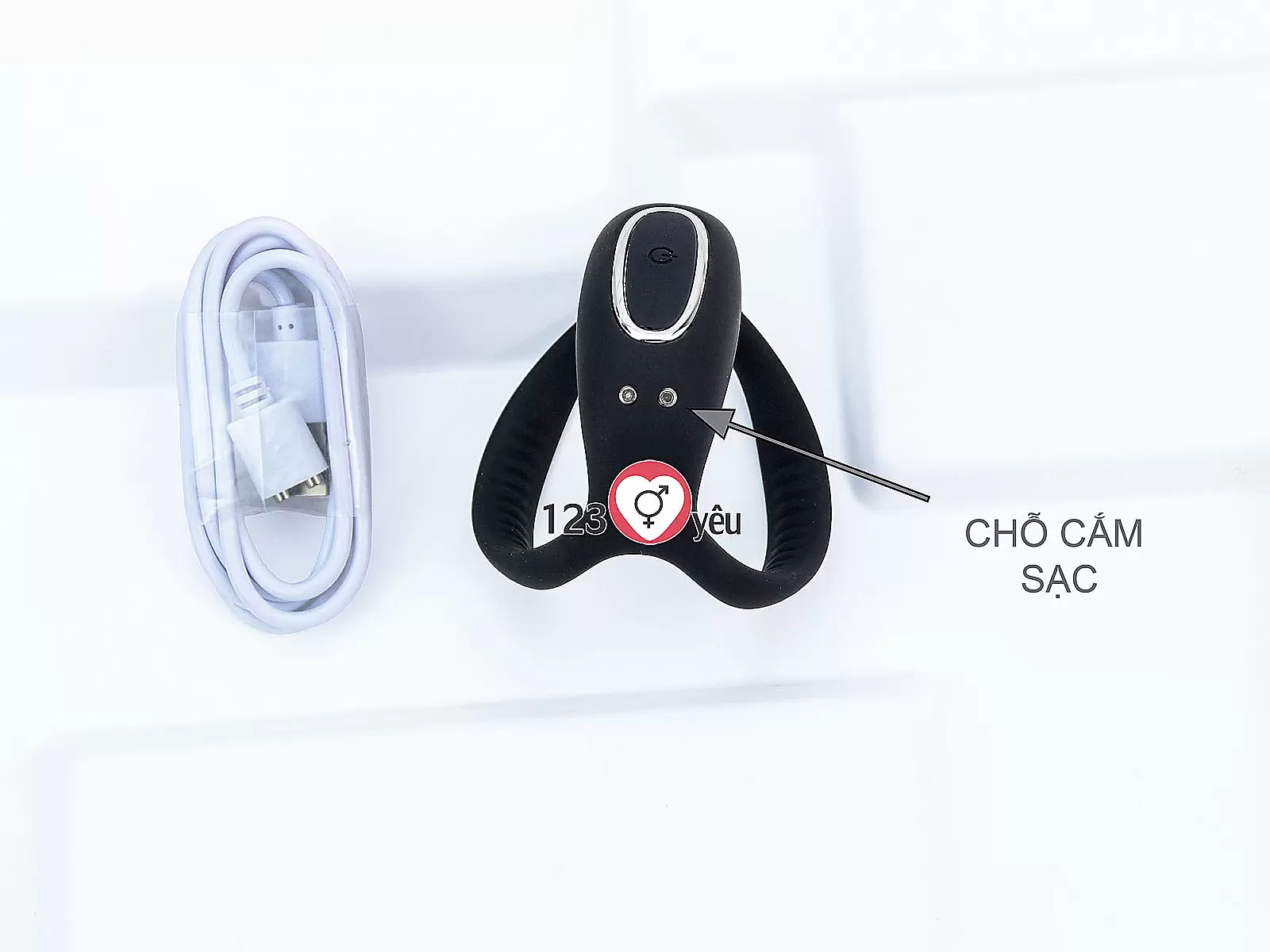 Vòng đeo dương vật Liluya Lock Fine Ring kèm điều khiển từ xa