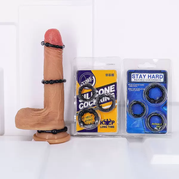 Bộ 3 vòng đeo Stay Hard đen
